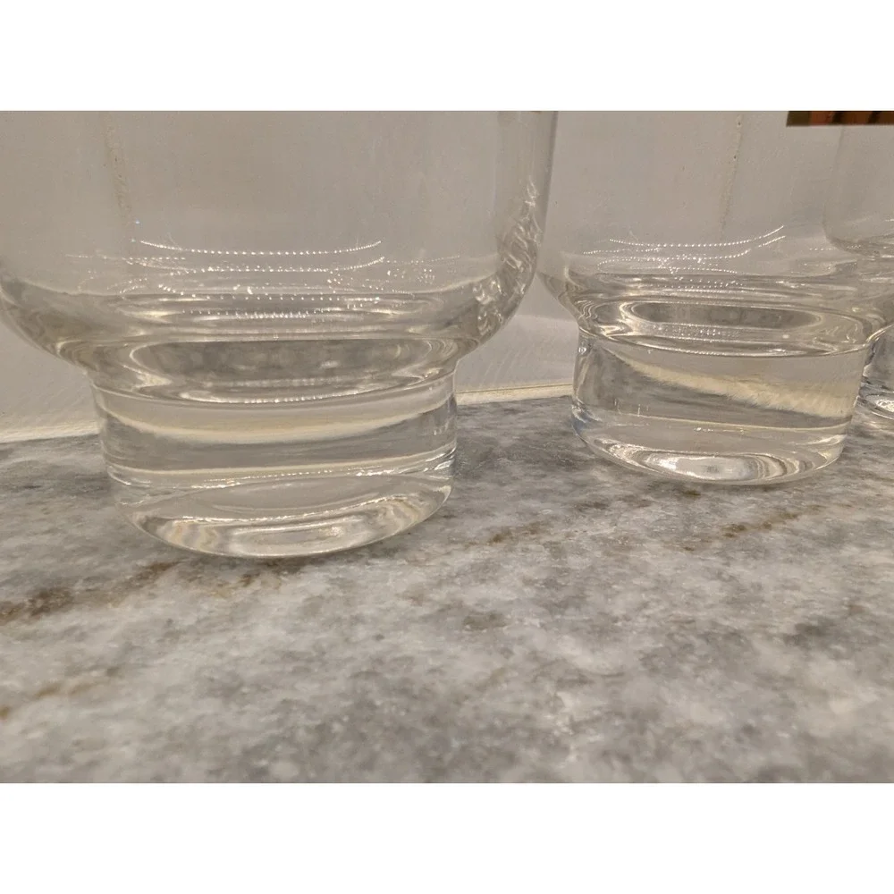 Vintage Thorne's Scotch Whisky Rocks Glasses Gold Rimmed‎ Set Of 4